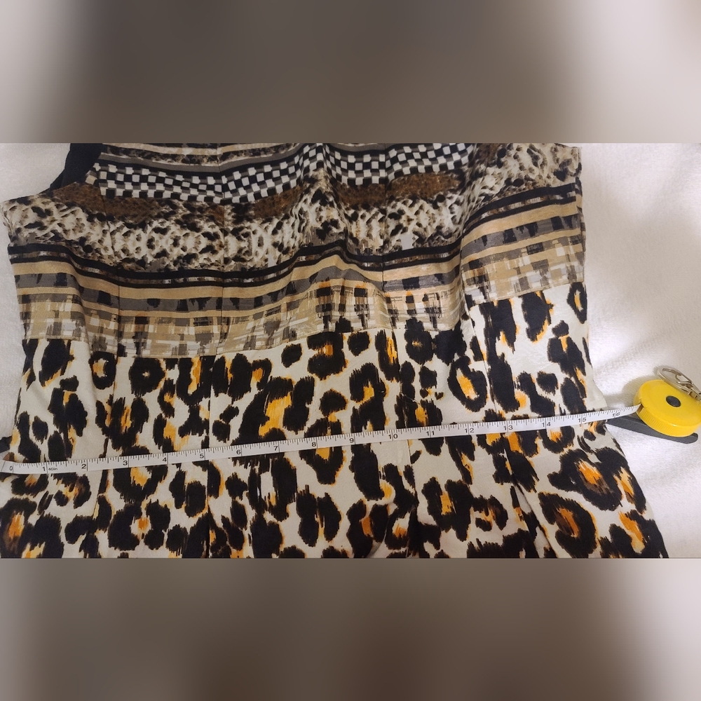 GABBY SKYE Animal Print&Geometric Banded Dress Size 10 - Picture 8 of 8